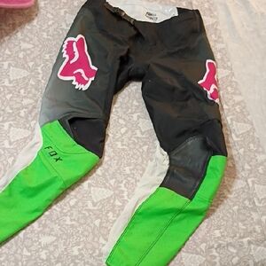 Fox Kids Black and Green Adventure Pants